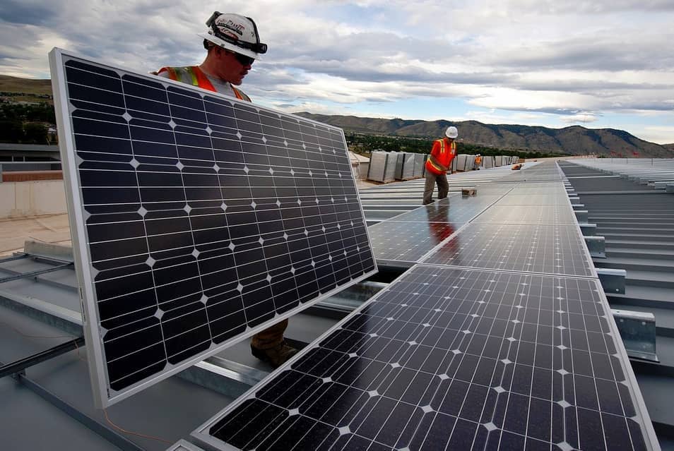 Photograph published by Toronto Solar Power, a solar panel repair and maintenance company in Leslieville